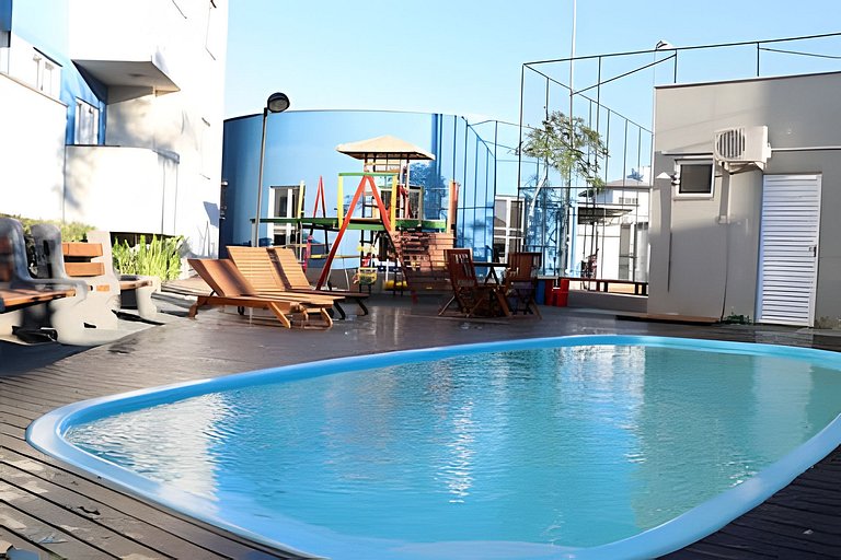 Lunata III, apartamento com piscina em Penha SC