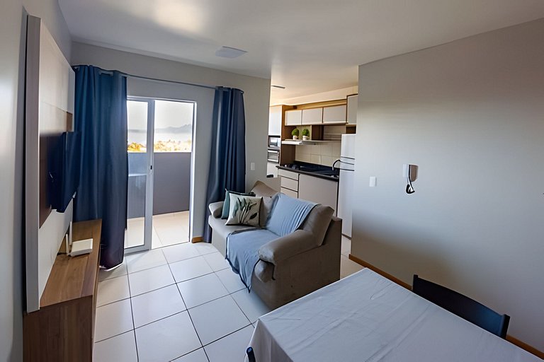 Lunata V, apartamento com piscina em Penha SC