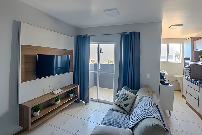 Lunata V, apartamento com piscina em Penha SC