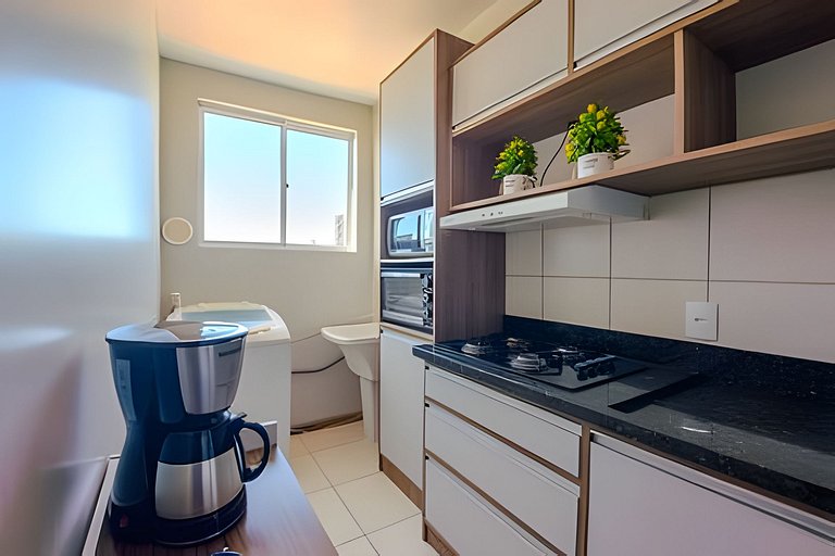 Lunata V, apartamento com piscina em Penha SC