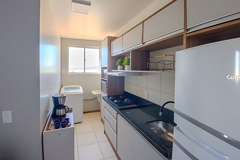 Lunata V, apartamento com piscina em Penha SC