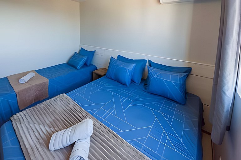 Lunata V, apartamento com piscina em Penha SC