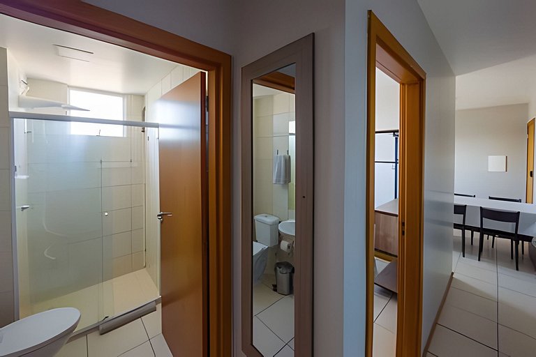 Lunata V, apartamento com piscina em Penha SC