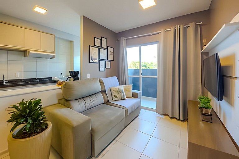Lunata II, apartamento com piscina em Penha SC