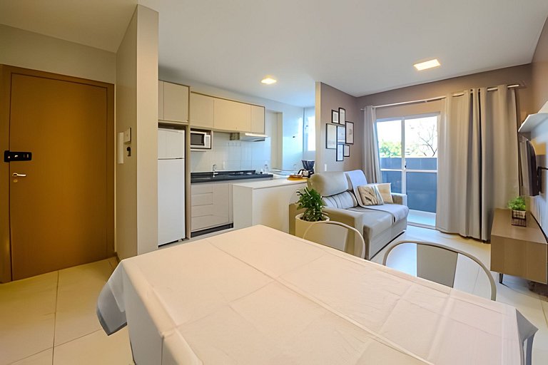 Lunata II, apartamento com piscina em Penha SC