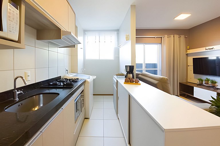 Lunata II, apartamento com piscina em Penha SC