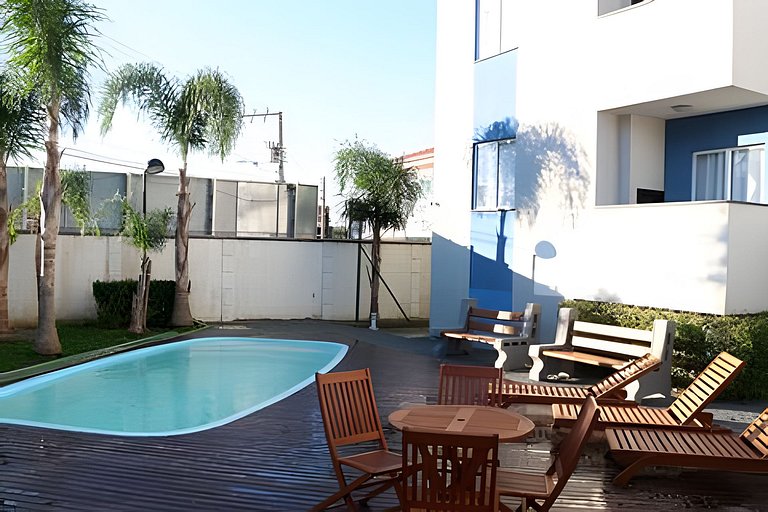 Lunata II, apartamento com piscina em Penha SC