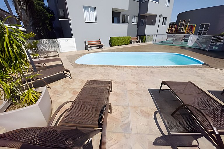 Lunata II, apartamento com piscina em Penha SC
