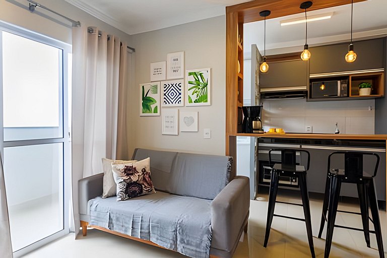 Lunata I, apartamento com piscina em Penha SC