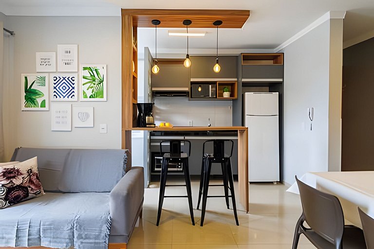 Lunata I, apartamento com piscina em Penha SC