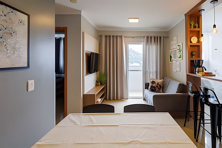 Lunata I, apartamento com piscina em Penha SC