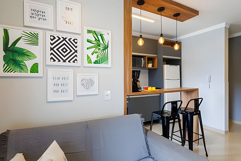 Lunata I, apartamento com piscina em Penha SC