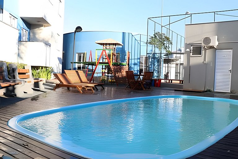 Lunata I, apartamento com piscina em Penha SC