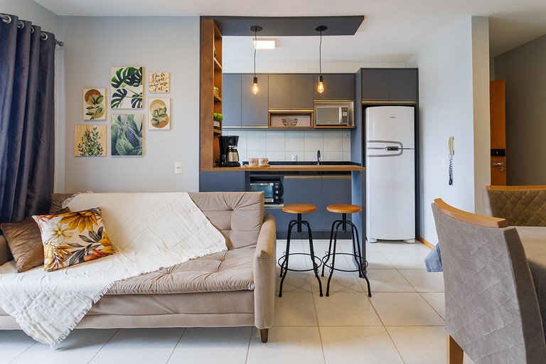 Lunata III, apartamento com piscina em Penha SC