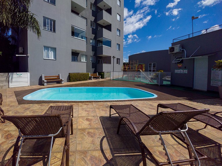 Lunata II, apartamento com piscina em Penha SC