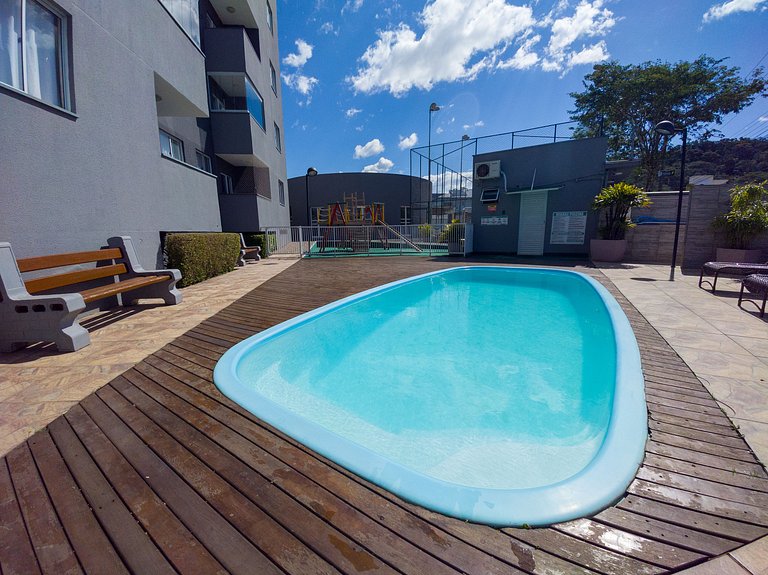 Lunata II, apartamento com piscina em Penha SC