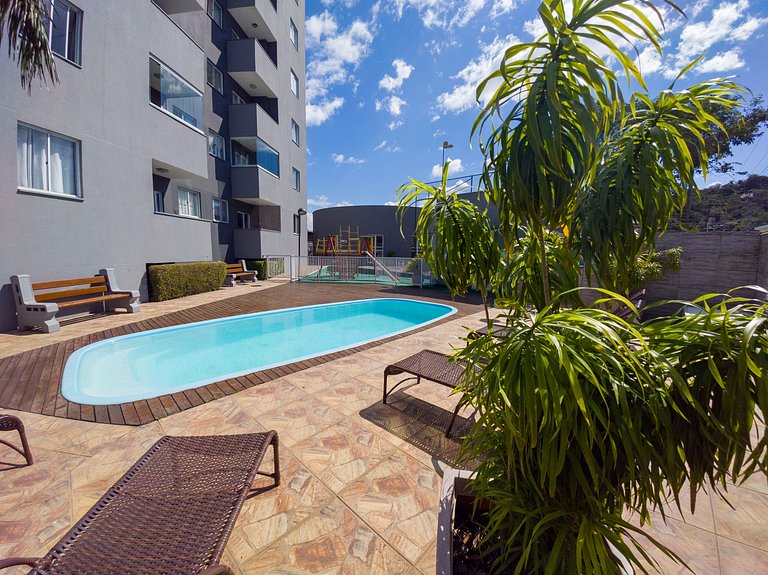 Lunata II, apartamento com piscina em Penha SC